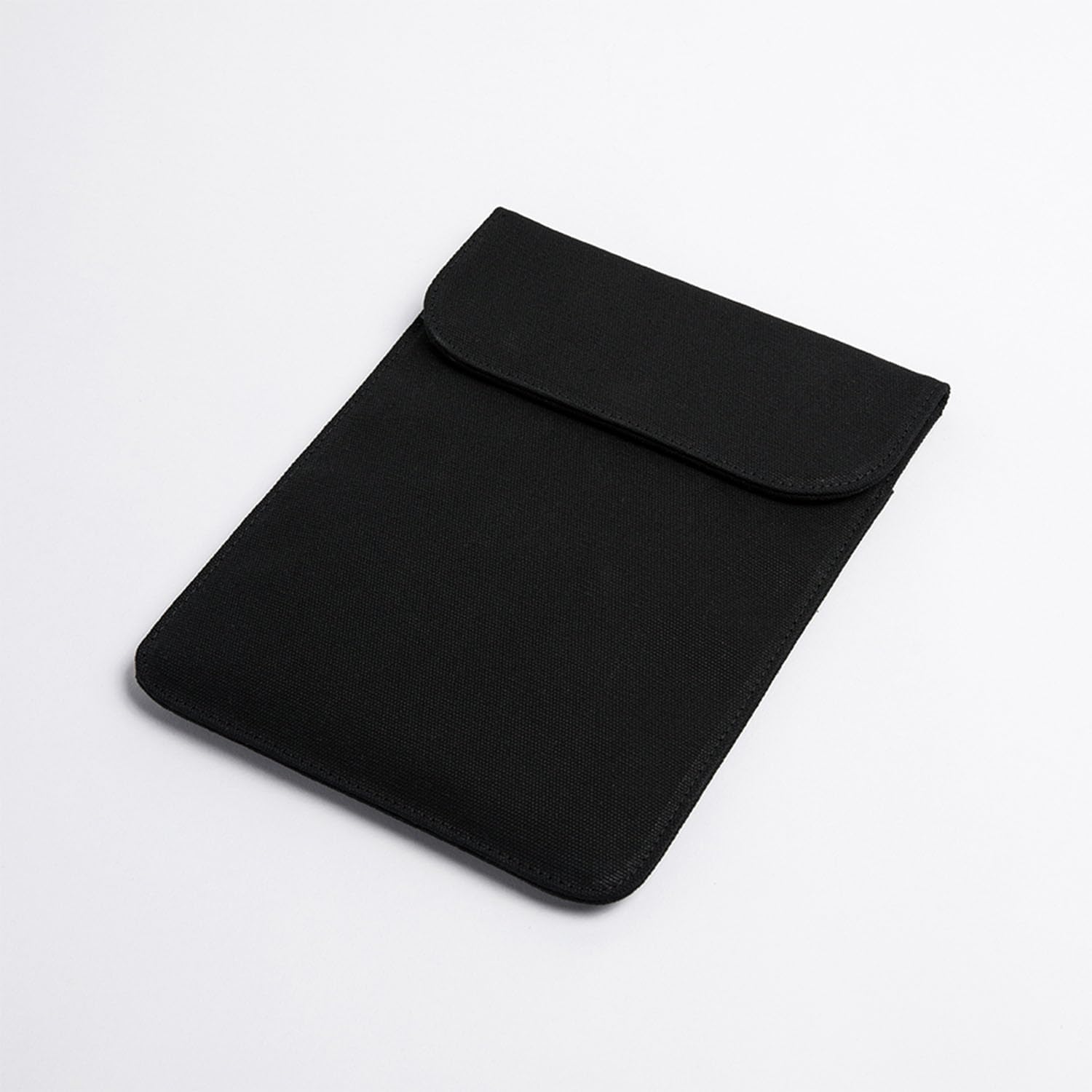 Liner Bag iPad Sleeve Soft Case Pouch Square Inner Bag with Cotton Magnetic Closure Simple and Stylish Storage Case Available for iPad (Black,Small)