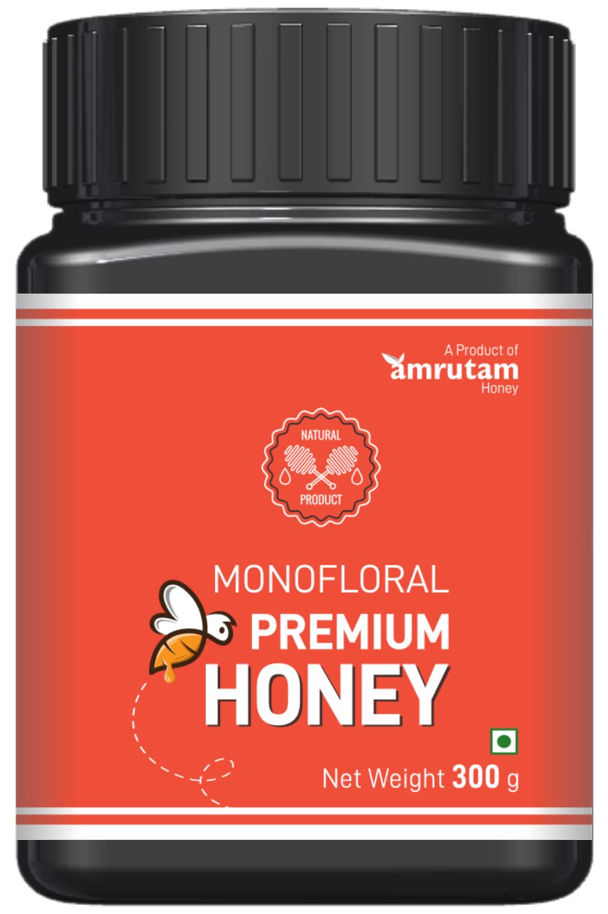 Amrutam | Premium Honey | NMR Tasted | 100% Pure Natural| Unprocessed Honey | 300g (B0BRH4KZRB) Amazon Price History, Amazon Price Tracker