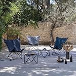 Gepolsterter Butterfly Sessel Pop Up XL Grau