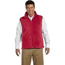 Harriton 8 oz. Fleece Vest, XL, RED