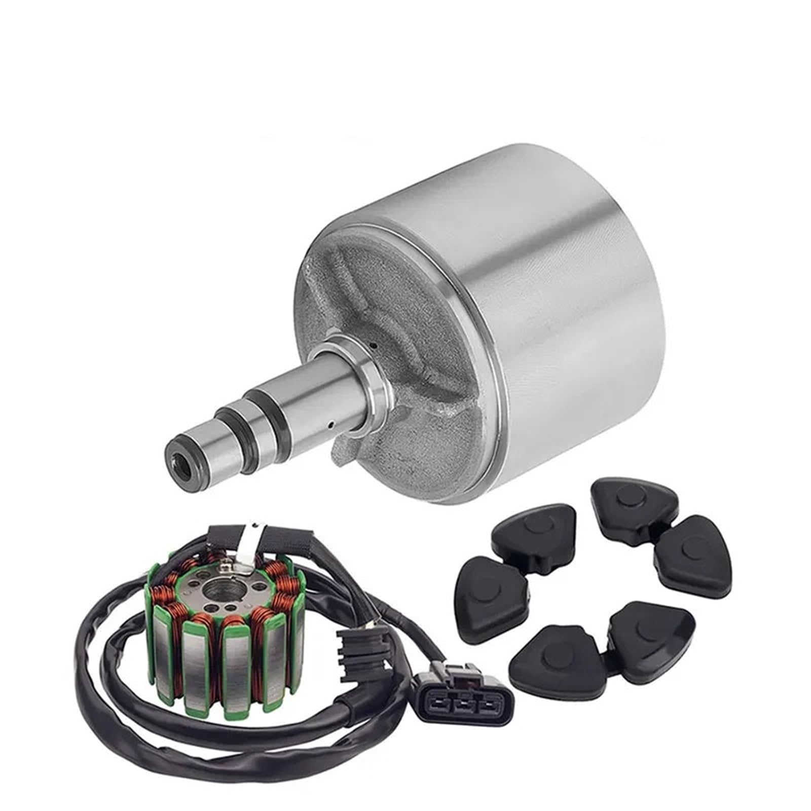 Magnetyczny cylinder silnika motocyklowego, wirnik, gumowa cewka stojana, pasująca do YAMAHA FZ8 FZ8N Fazer 800 FZ8S FZ1 FZ1N FZ1S YZF Cewka stojana‌ Stonaj generatory‌(Stator Coil)