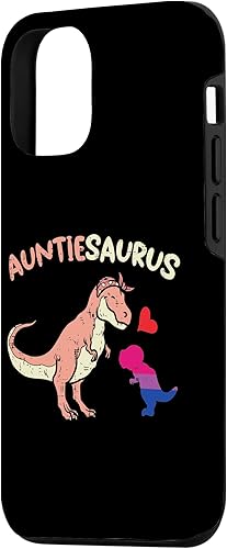 Miniatura 2 de iPhone 13 Pro Auntiesaurus Gay Aunt Dinosaur Dino LGBTQ Bisexual Flag Bi Case