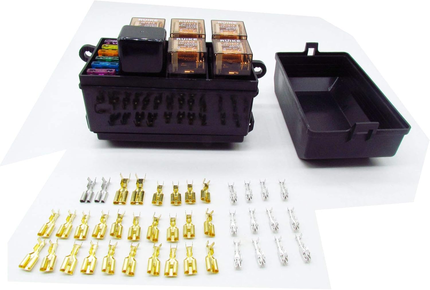 CNKF 1 set car insurance fuse box 12Slot Relay Box, Holder