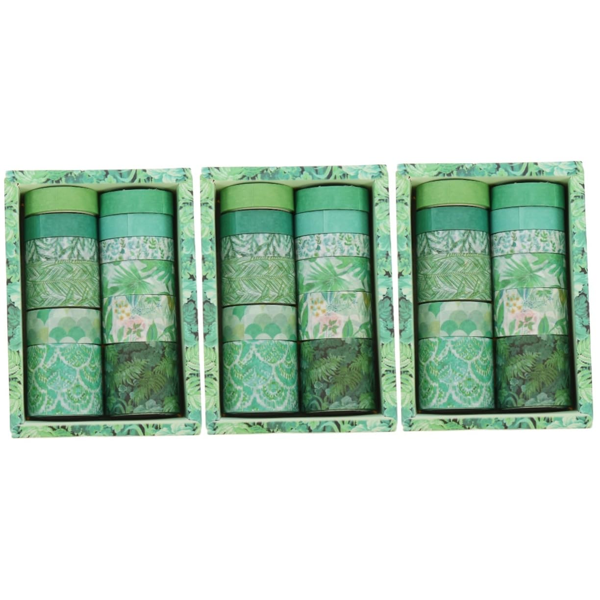 NUOBESTY 36rotoli Nastro Decorativo Washi Colorato Per Scrapbooking e Fai Da Te Adesivi Creativi Per Diari e Artigianato Design Elegante e Stampa Vivace Versatile Per Progetti Artistici e