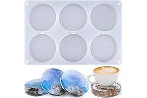 Actvty Resin Coaster Molds: Unleash Your Creativity with 6-in-1 Magic