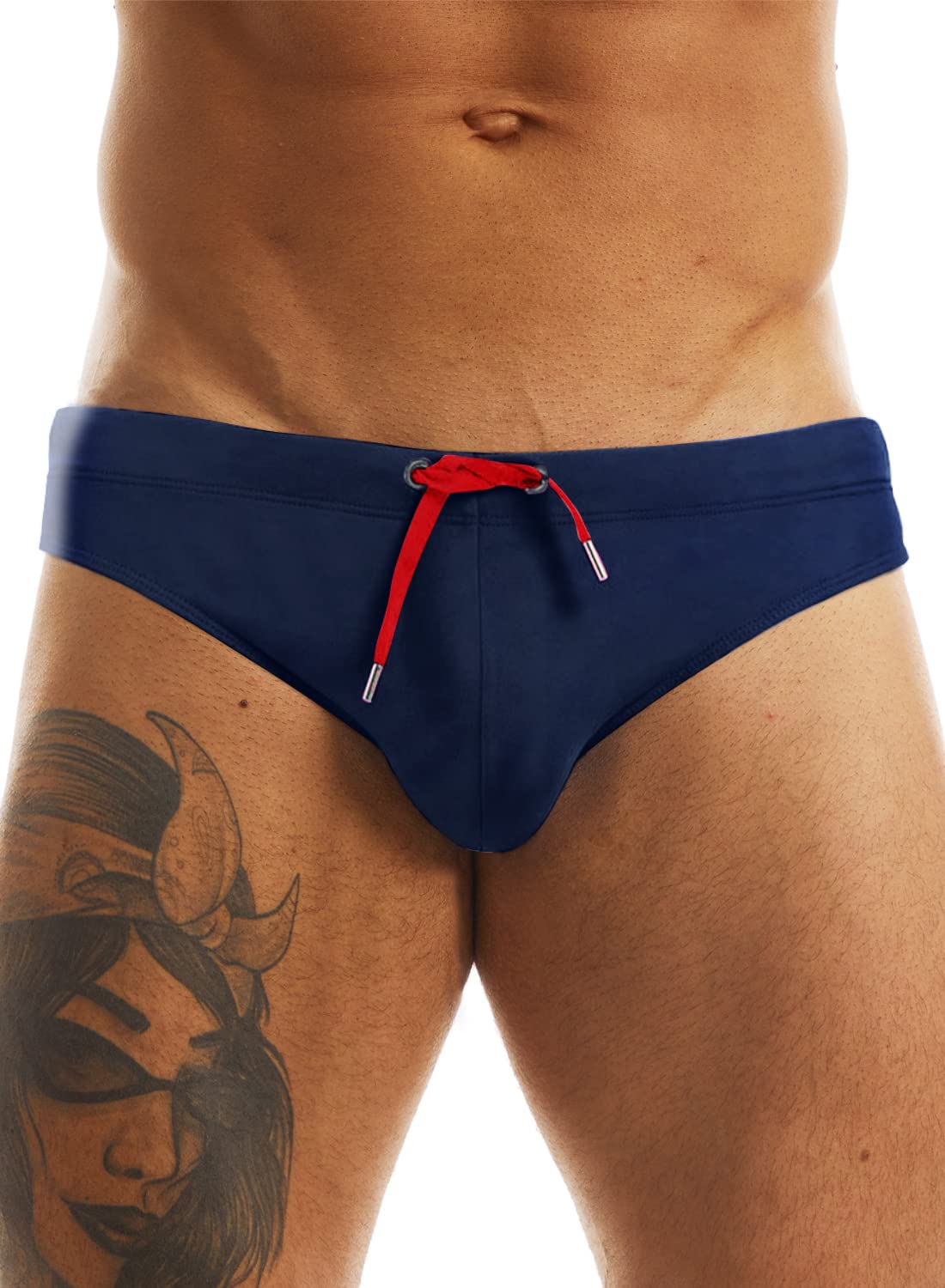 MIZOKMen's Swimwear Bikini Swimming Briefs Pad Swimsuits Board Surf Shorts Trunks