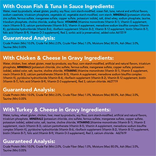 Purina Friskies Gravy Wet Cat Food Variety Pack, Tasty Treasures Prime Filets - (2 Packs Of 12) 5.5 Oz. Cans #TOP6
