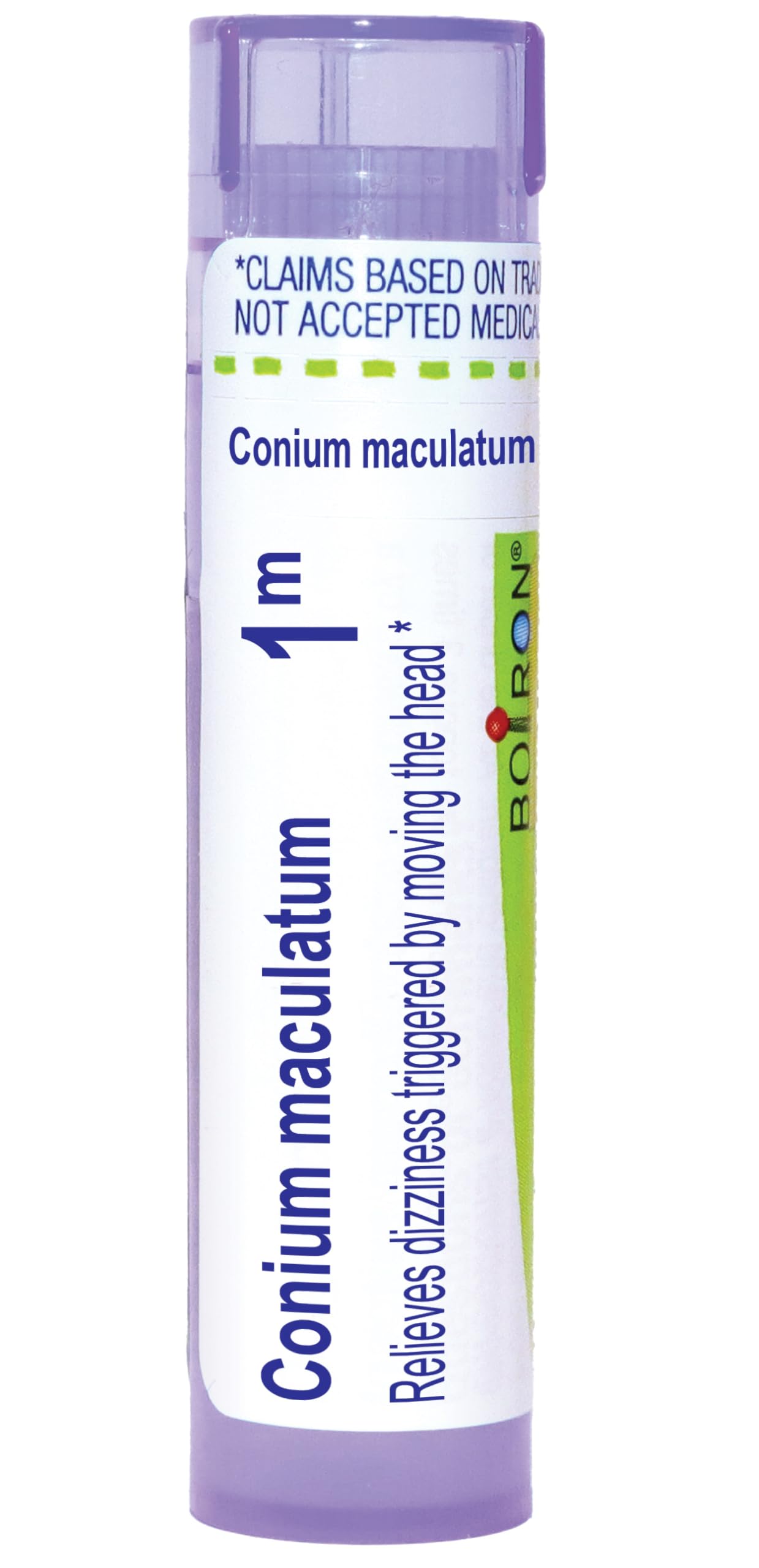 Boiron Conium Maculatum 1M for Dizziness Triggered by Moving The Head - 80 Pellets