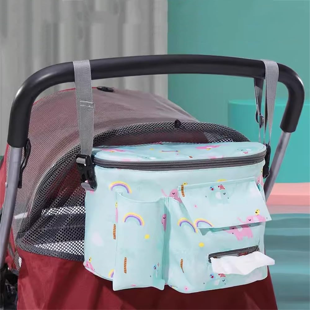Borsa Portaoggetti per Passeggini Borsa for Appendere la Carrozzina Borsa portaoggetti Multifunzionale for Passeggino
