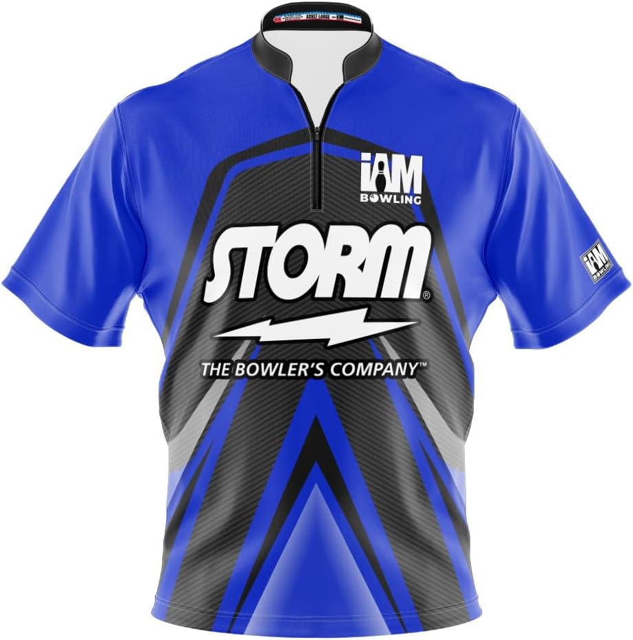 Logo Infusion Dye-Sublimated Bowling Jersey (Sash Collar) - I AM Bowling Fun Design 2027-ST - Storm