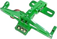 Vista 2 de Kit de soporte de placa de matrícula para motocicleta Worldmotop, eliminador de guardabarros universal ajustable para Yamaha Kawasaki Honda Ducati