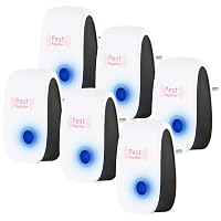 AOOWU Ultrasuoni per Topi 6 Pack, Antizanzare Ultrasuoni Silenzioso