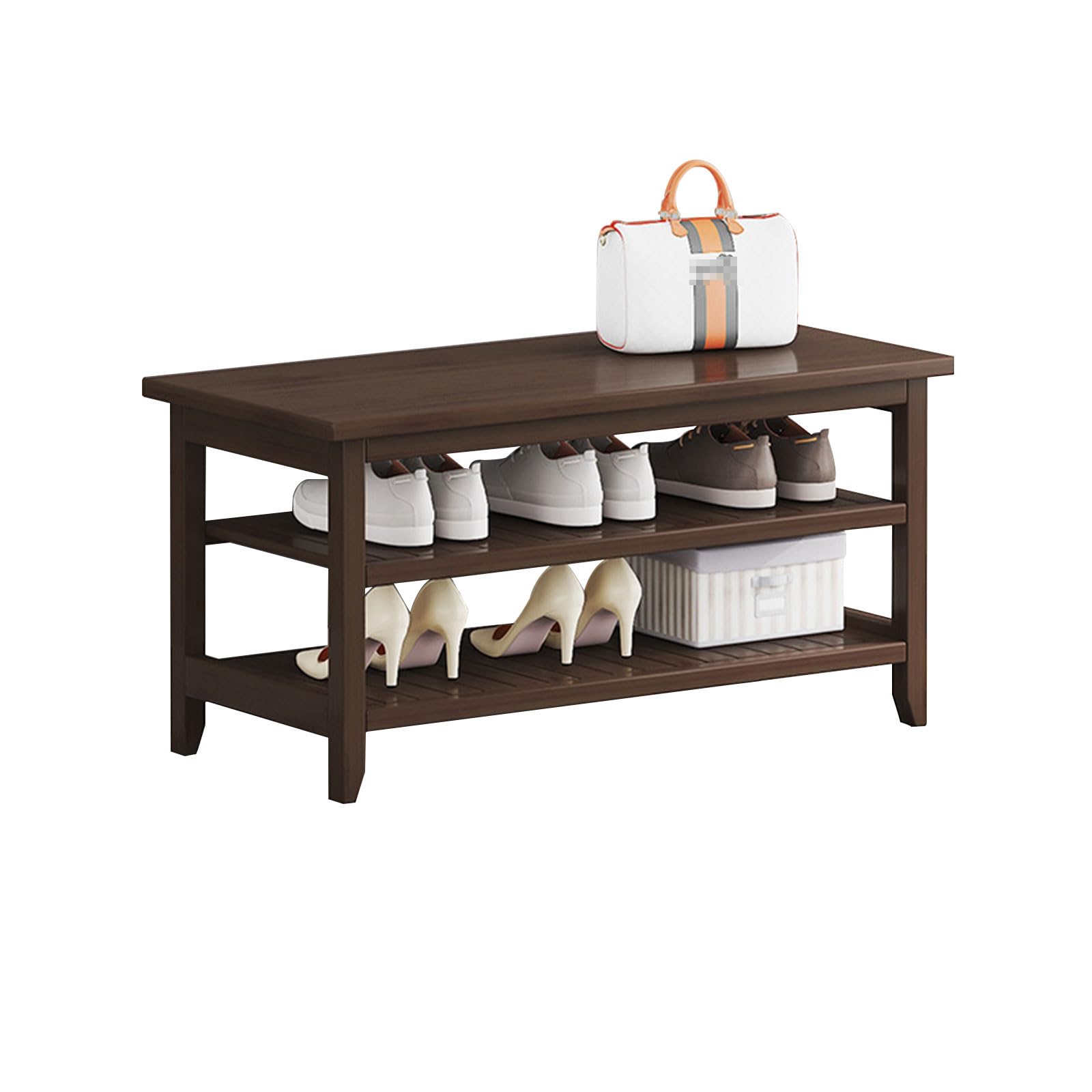 Nouveau tabouret à langer raffiné de style chinois en bois de 70 cm