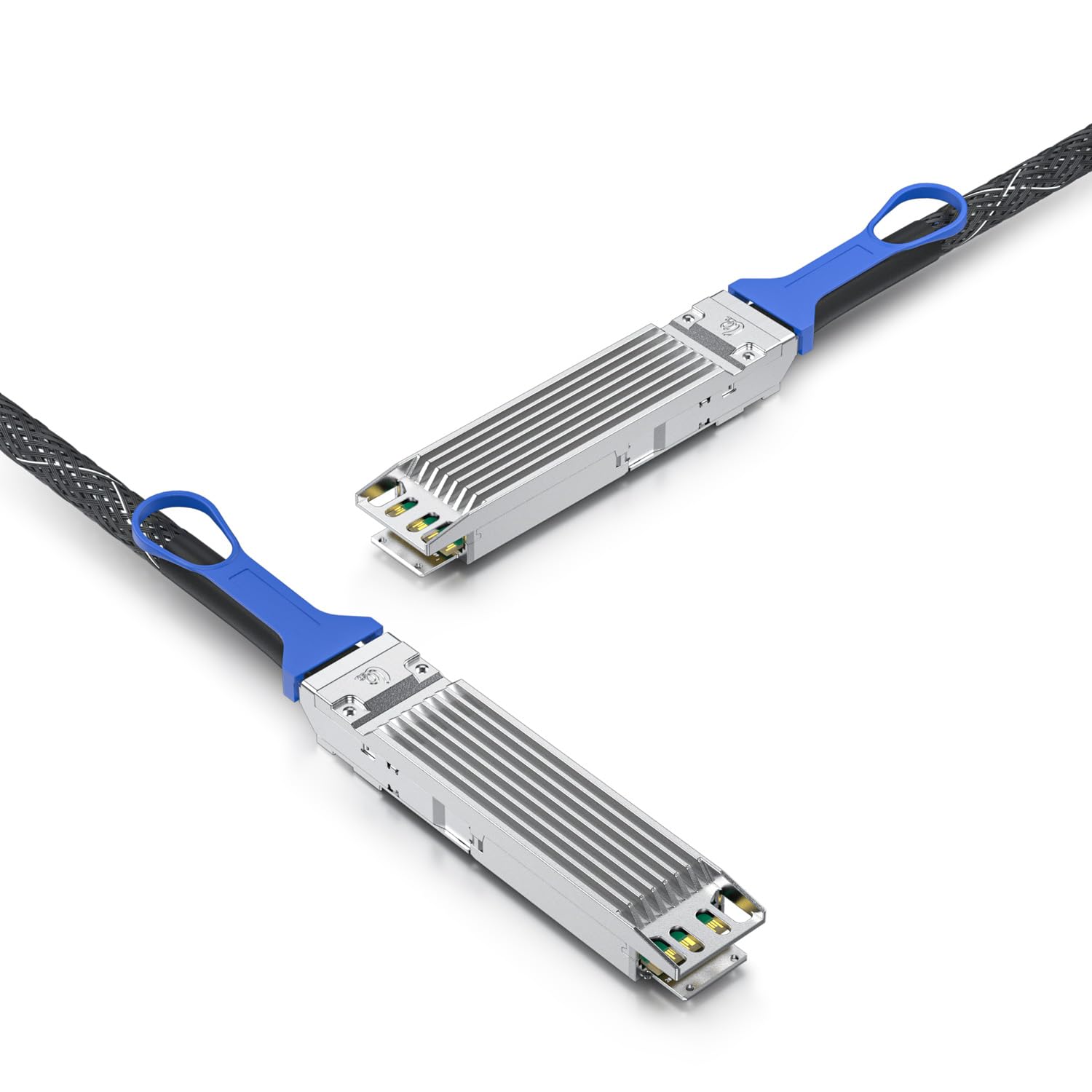 800 Gb/s OSFP DAC compatible con NVIDIA MCP4Y10-N002, 8 canales OSFP Fin-top a 800G Fin-top cable, NDR Infiniband y soluciones Ethernet