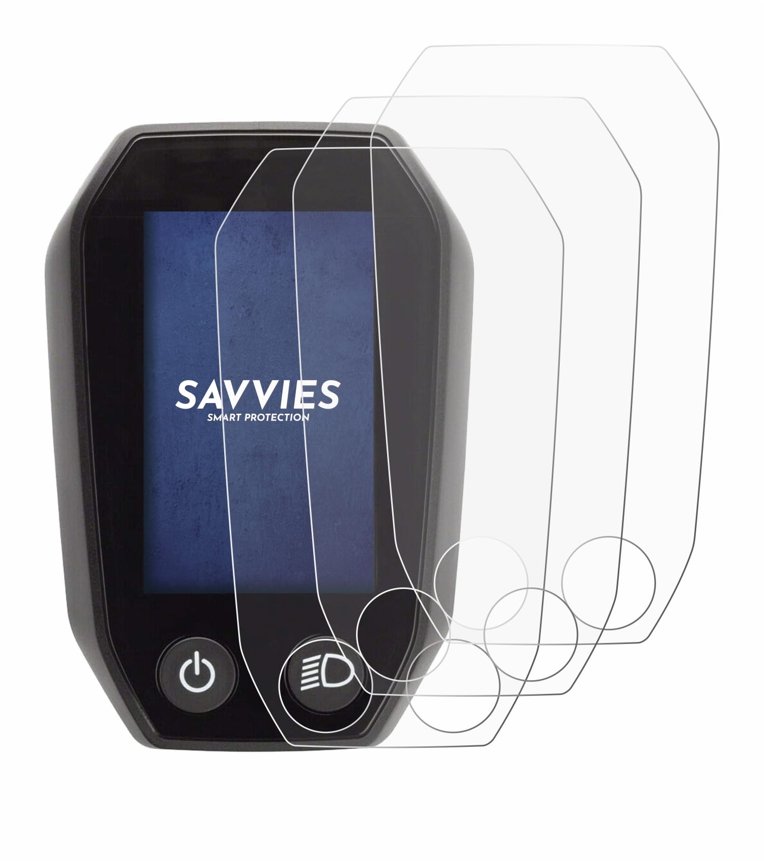 Lot De 6 Protections Écran Savvies Pour TomTom Go 6200 - Film Ultra Clair, Anti-Rayures, Facile à Poser