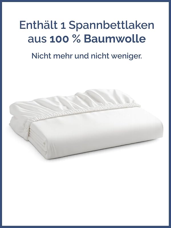CGK Unlimited Gumis Lepedő 140x200 cm - 30 cm Mély, 400 Szálas Pamut Szatén, Fehér, Légáteresztő, Oeko-Tex Tanúsított Prémium Ágynemű