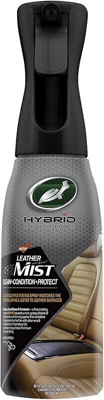 53483 Hybrid Solutions Leather Cleaner and Conditioner Misting Spray, For Use on Car Seats, Interiors, Sealed Leather Furniture, Vinyl, and More, UV Protection, 20 oz. (Pack of 1)