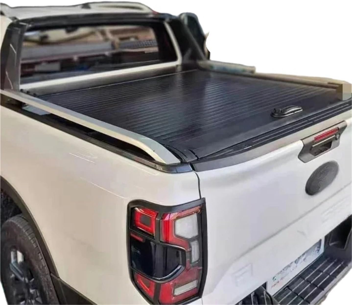 Pickup Tail Box Truck Bed Retractable Roller Lid Tonneau Cover Compatible with Amarok Hilux Ranger NP300 Triton L200 Dmax D-max
