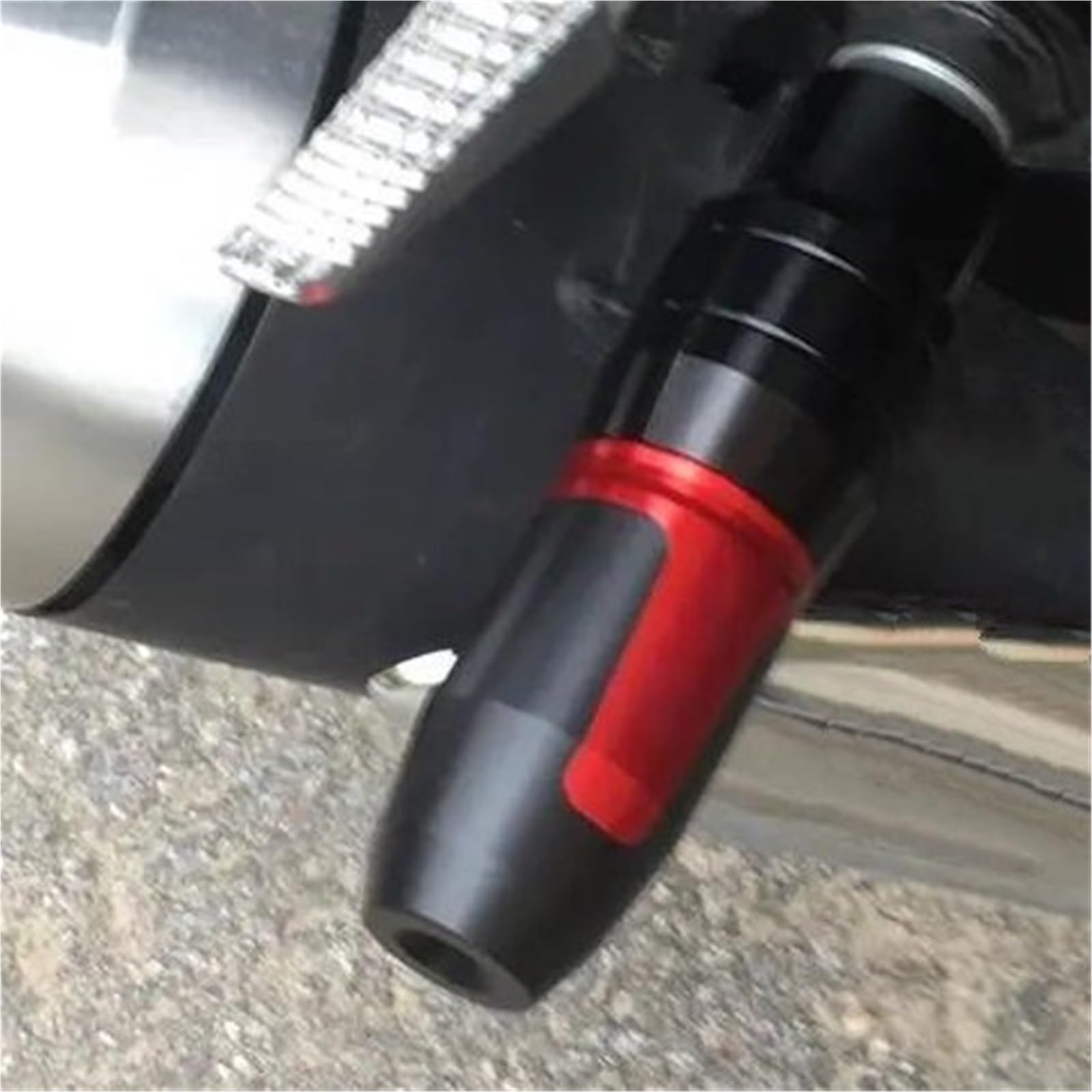 Auspuff-Schieberegler Motorrad Auspuff Sturzpads Für Yamaha FJR1300 FJR1300A FJR 1300 1300A 2022 2023 Rahmen Sturzschutz Motorrad Fallschutz(Blau 1)