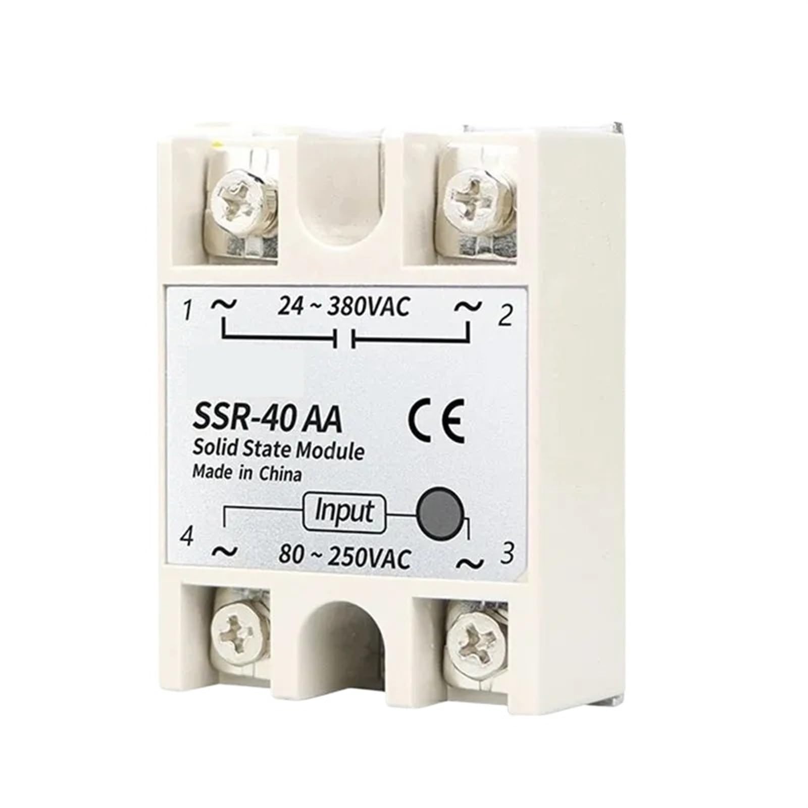 Relais statique monophasé AC-AC 40A SSR-40AA contre la surchauffe