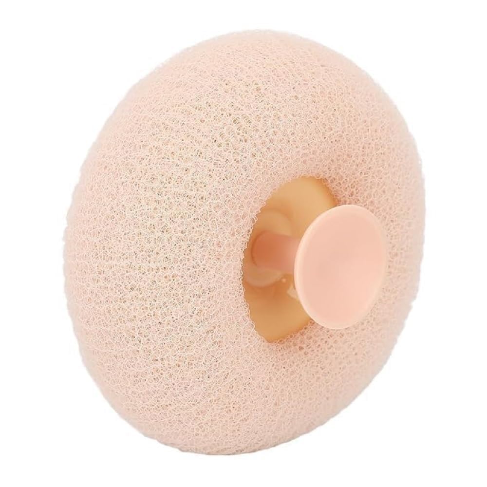 Bath Sponge with Suction Cup for Shower, Soft Exfoliating Body Scrubber, Quick Dry Loofah Sponge for Men Women, Gentle Skin Cleansing Bath Accessories (1 Piece)-image-49