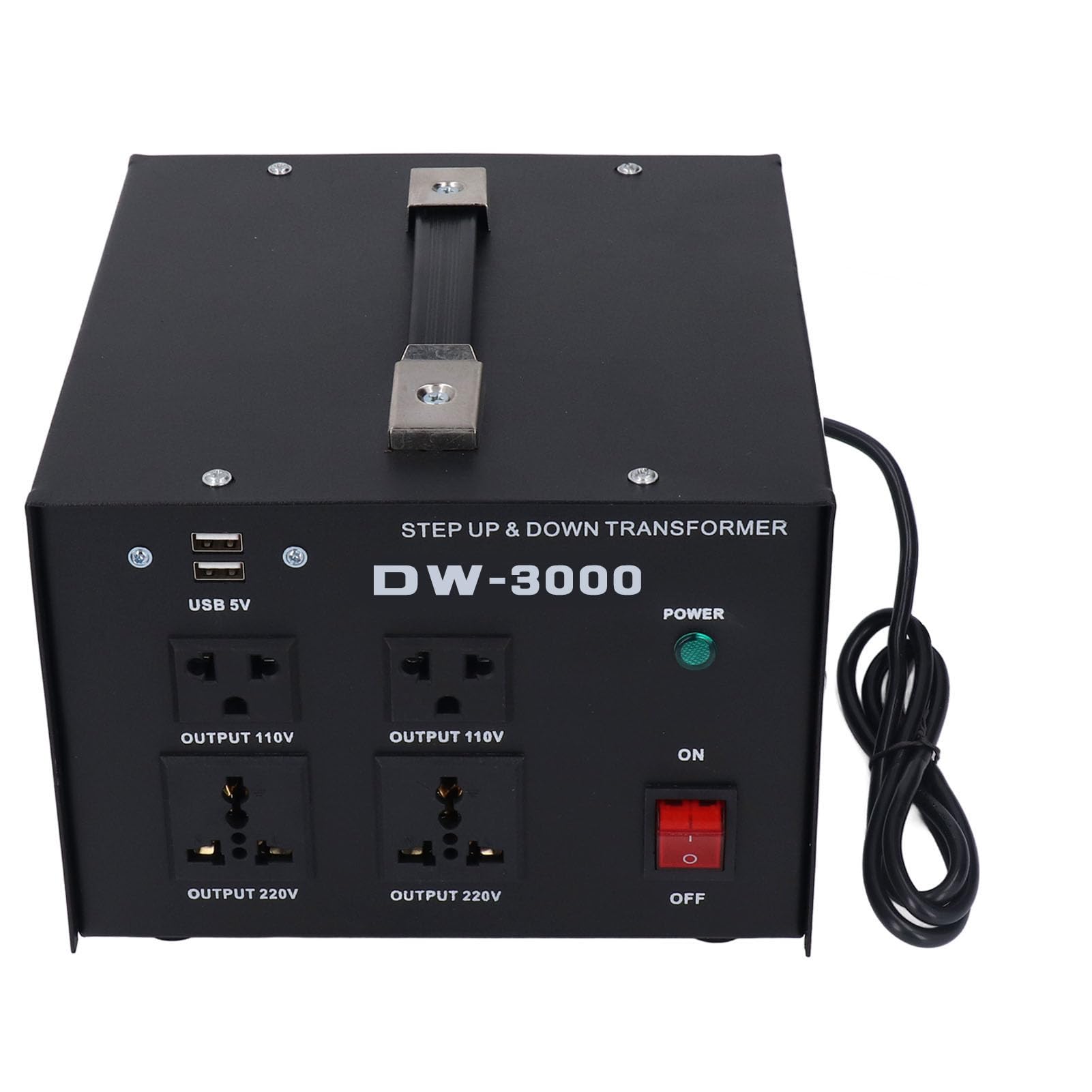 Fafeicy Convertidor de Voltaje Transformador 3000W, Elevador/Reductor AC