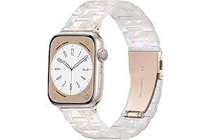 GEAK Resin Strap Compatible with Apple Watch Band 44mm 42mm 45mm Women Men