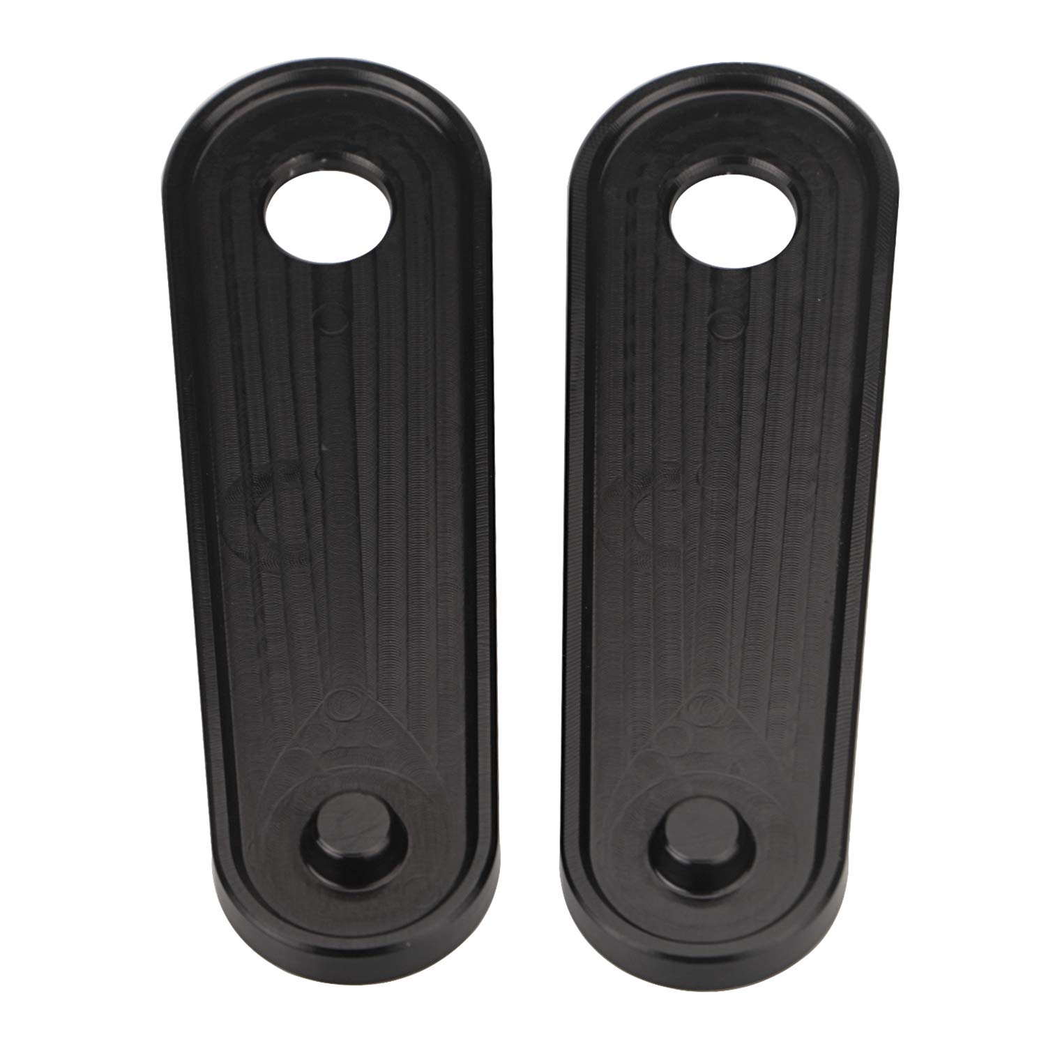 1 Paar schwarze Fußrasten-Block-Off-Platten, Motorrad-Peg-Loch-Abdeckung für Harley Touring Road Glide Road King Glide Classic Street Glide FLHX FLHTCU 1993-2023