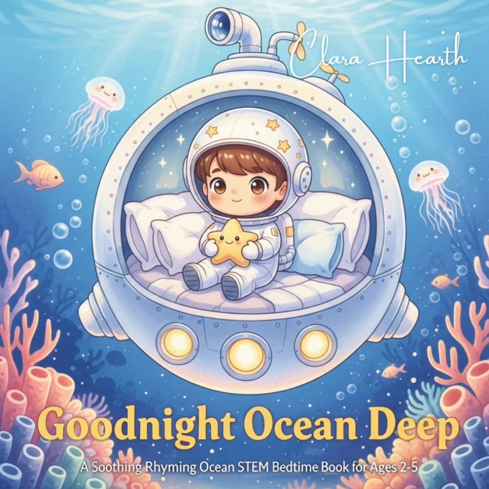 Goodnight Ocean Deep: A Soothing Rhyming Ocean STEM Bedtime Book for Ages 2-5 (Goodnight, Little Explorer – STEM Bedtime Rhymes)