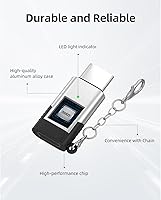 Vista 6 de ARKTEK Adaptador USB C a Lightning – Transferencia de datos de carga rápida OTG – Adaptador USB tipo C compatible con iPhone 16 15 Series, Galaxy