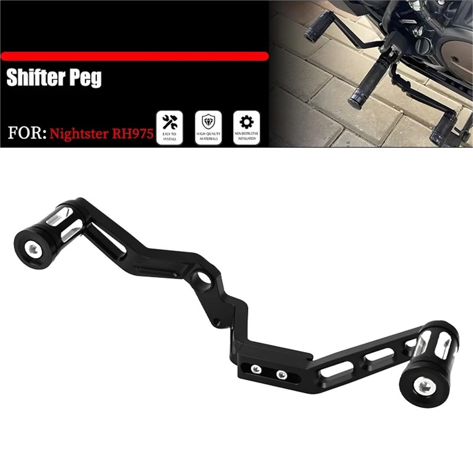 Pięta Palce Dźwignia Do Harley Nightster 975 RH975 2023-2024