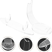 Vista 9 de Cabilock Organizador de bolígrafos acrílico, 2 piezas, soporte de acrílico para bolígrafos, soporte de brochas de maquillaje, soporte