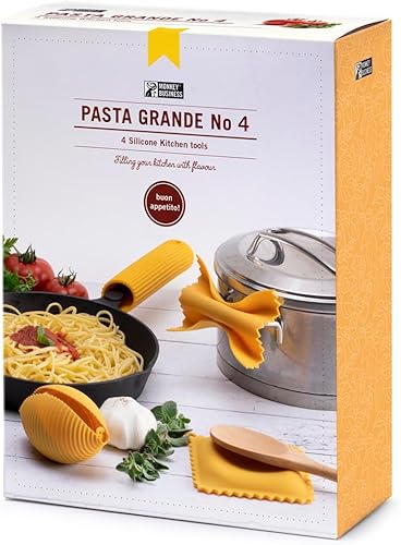 Miniatura 10 de Monkey Business Herramientas de cocina de silicona en forma de pasta en una caja de regalo2 de nuestros utensilios de cocina en forma de pasta