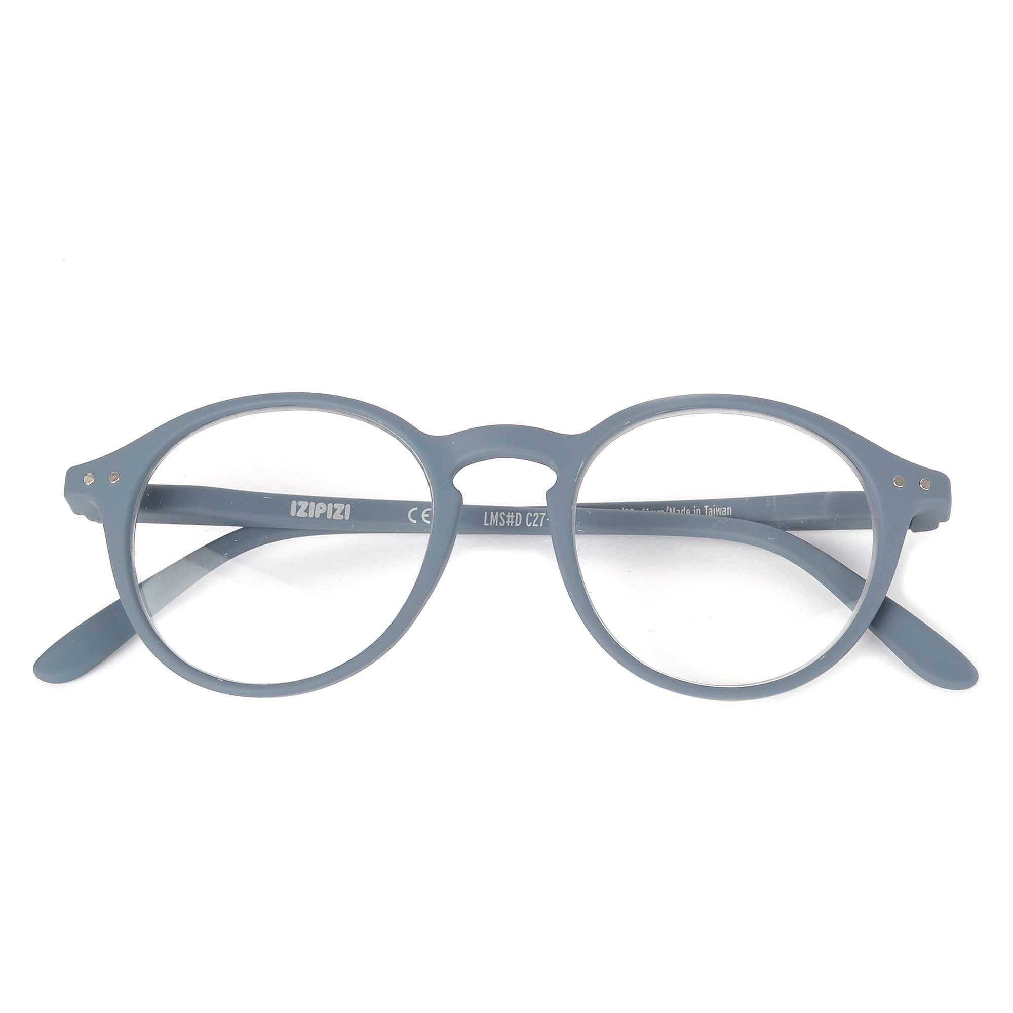 Izipizi #D LetmeSee Reading Glasses Grey Diopter +3
