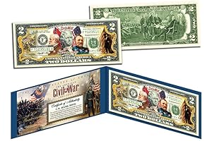 1861-2015 American Civil War 150th Anniversary Two Dollar Bill Special Edition