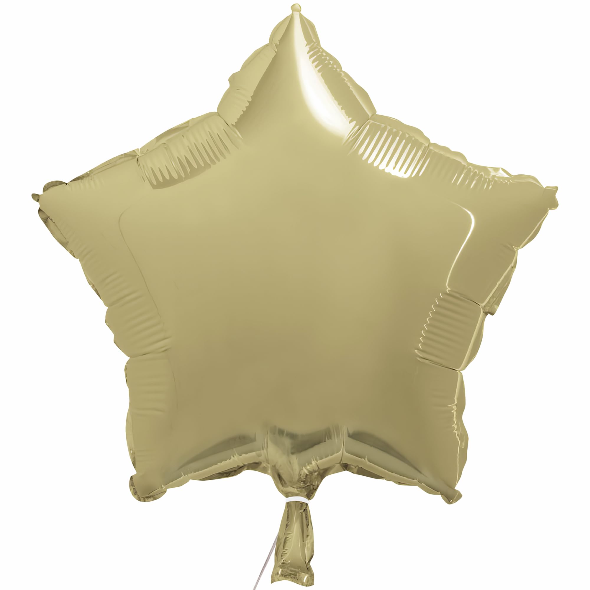 Gold Solid Star-Shaped Foil Balloon - 18" (1 Count) | Premium Quality & Eye-Catching Design - Perfect for Themed Parties & Celebrations