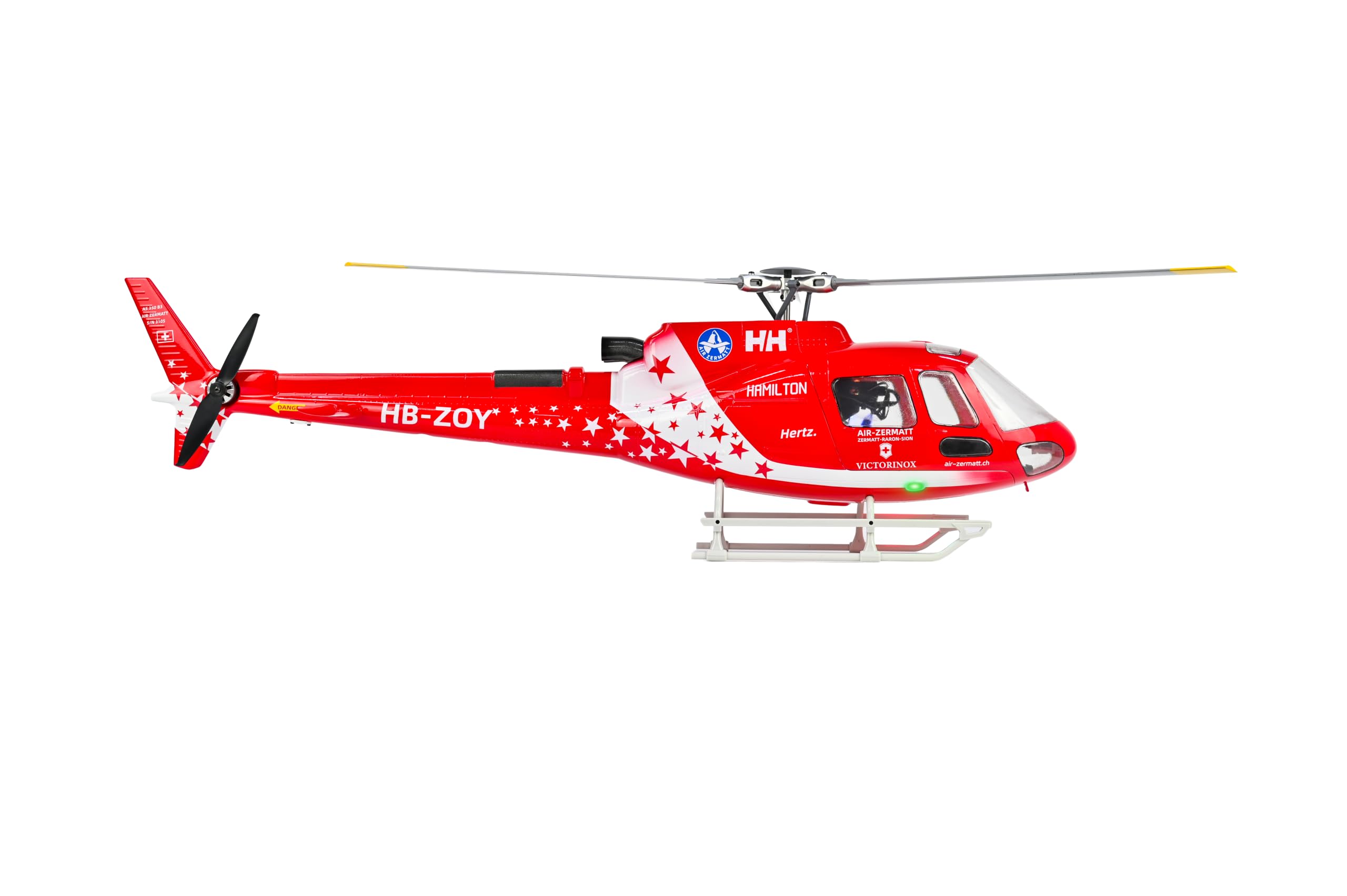 TOUCAN RC HOBBY FLYWING AS350 - Elicottero radiocomandato, modello di aereo RC, con motore brushless RTF Flysky I6S