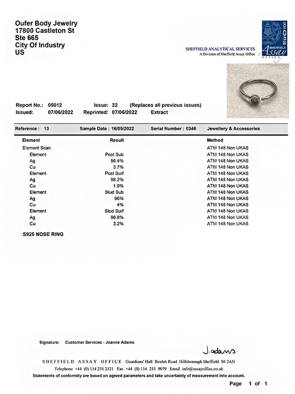 OUFER 20G Anello Naso Gold Seamless Open Piercing Naso Argento 925 CZ Trasparente Piercing Naso Nostril 10 mm Nose Piercing Nose Hoop Piercing Naso Donna Anellino