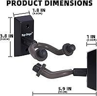 Vista 6 de Estantes para armas de pared y montaje, gancho para escopeta y rifle, exhibición de almacenamiento de armas para guitarra, rifles, escopetas