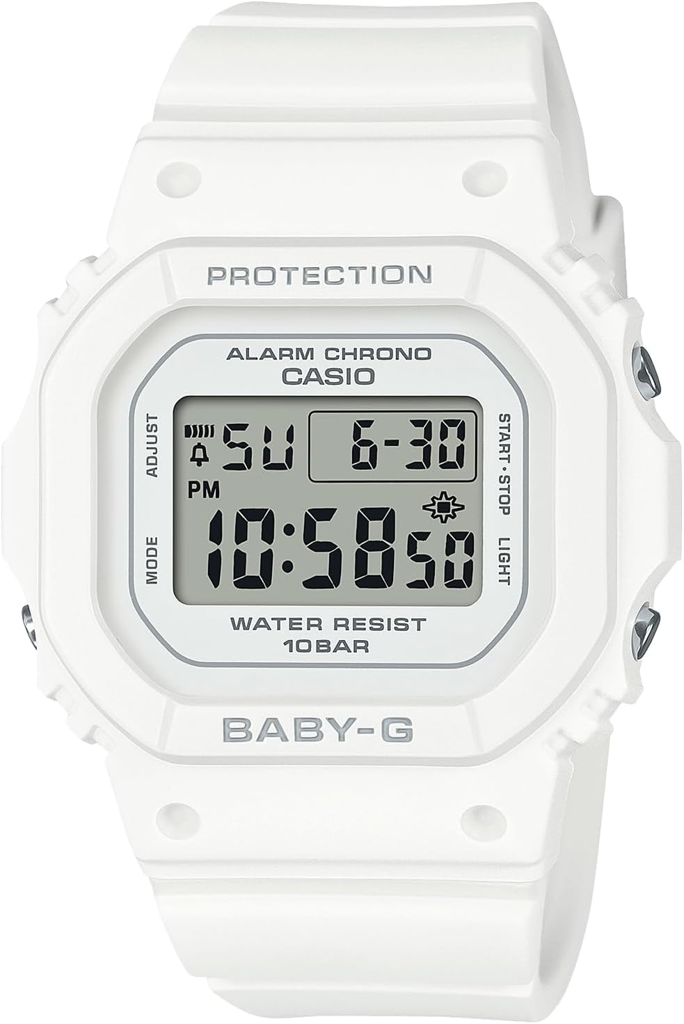 CASiO BABY-G BGD-565U-7JF White Women Watch New in Box - Picture 1 of 4