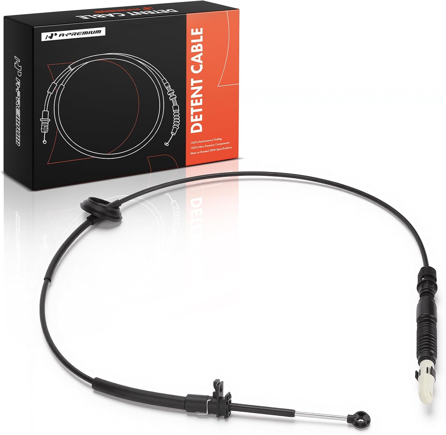 A-Premium 66.93 inch Automatic Transmission Detent Cable Compatible with Hummer H3 2006-2007, H3 2008-2010 3.7L, H3T 2009-2010 3.7L