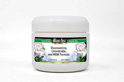 Bianca Rosa Crema de apoyo para las articulaciones - MSM, glucosamina y condroitina (2 oz, ZIN 512855)