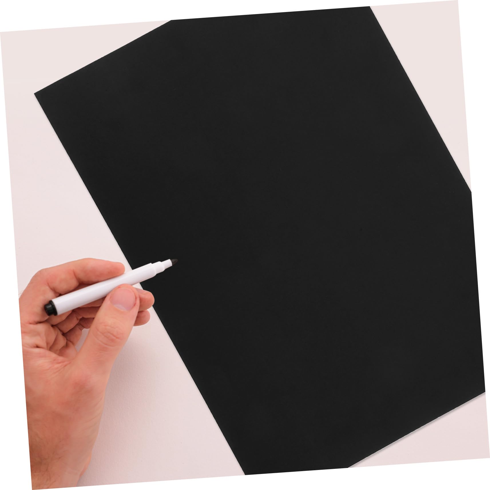 50 feuilles Papier Cartonné Créatif Noir Papier Artisanal DIY pour Peinture et Création Matériel Léger et Pratique pour Loisirs Créatifs