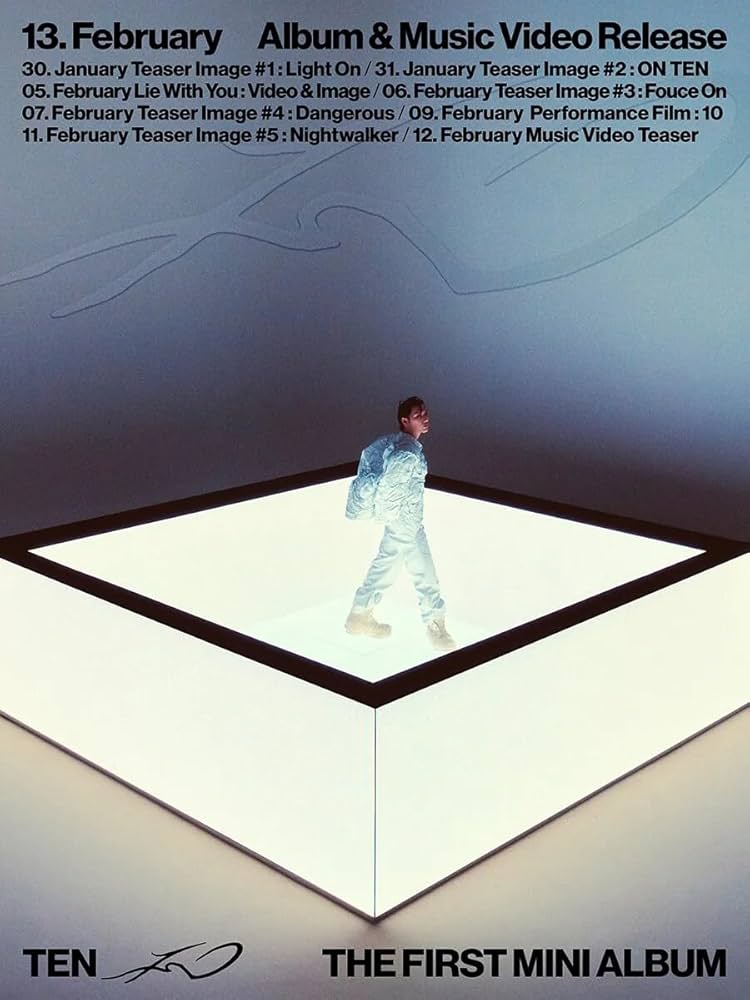 TEN FIRST MINI ALBUM Light On ver. 10枚 TEN FIRST MINI ALBUM Light On ver. 10枚 TEN The 1st Mini