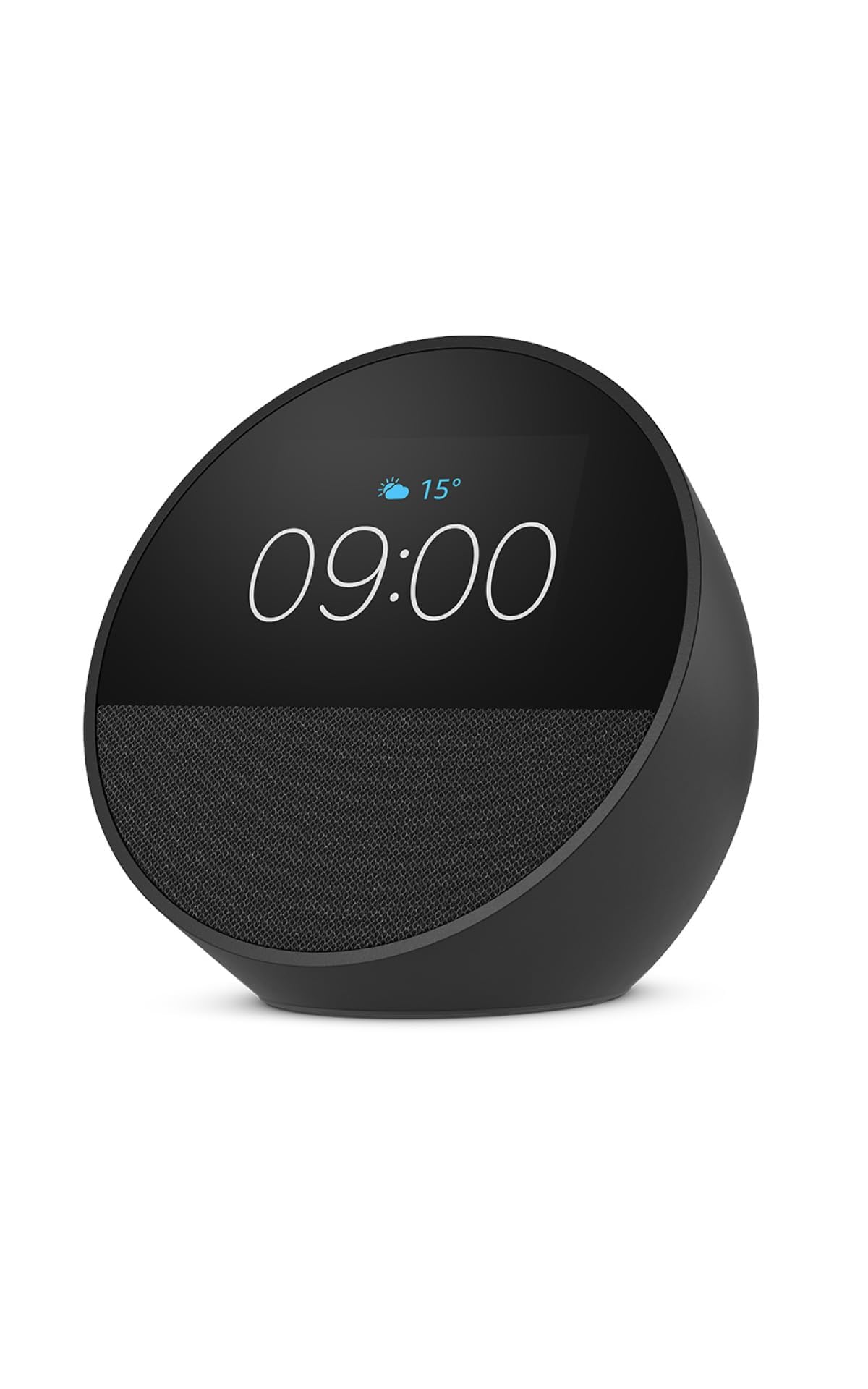 All-new Echo Spot, Smart alarm clock with vibrant sound, Alexa and Bluetooth | Black-image-8