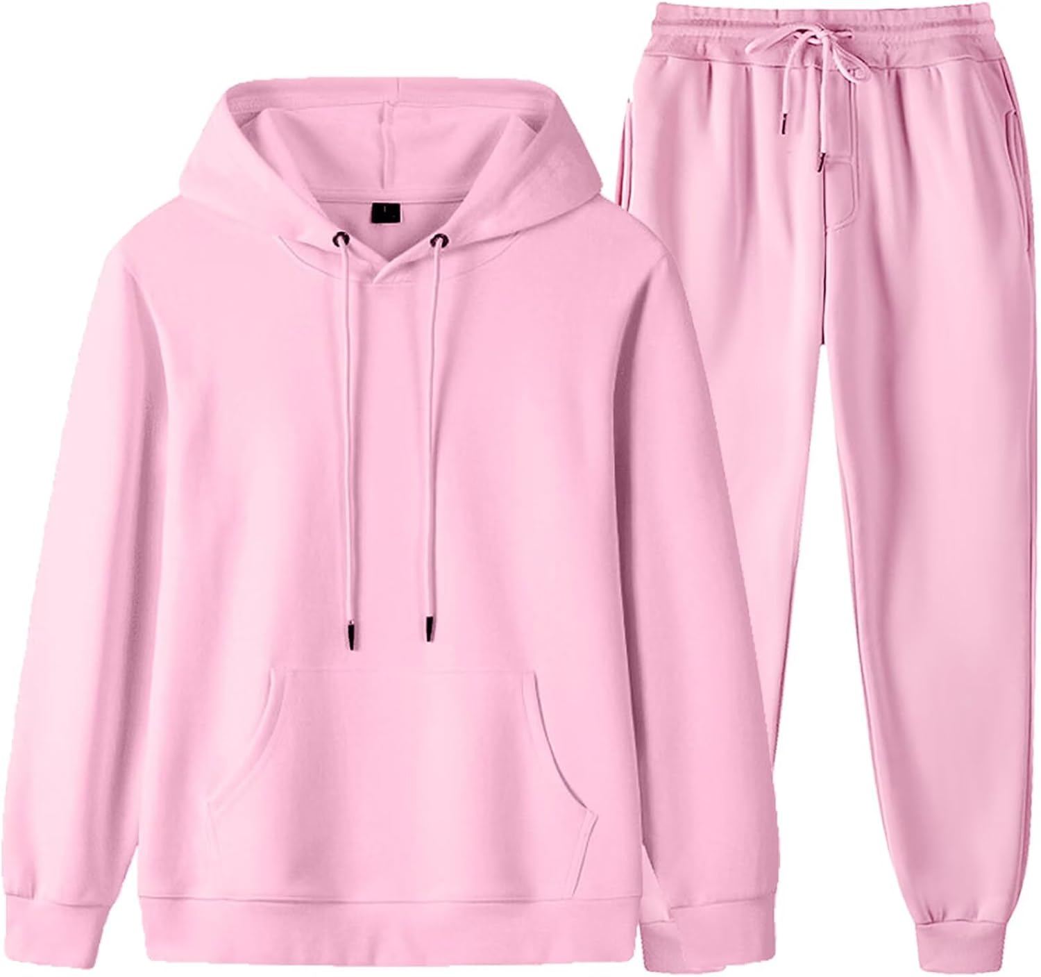 babyhealthy Unisex Hoodies Tracksuit Sweatsuit Sweatshirt and Sweatpant for Women Men 2 Piece Sets Pullover Sweater