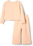 Amazon Essentials baby girls Aeub41054Scallop French Terry Pant & Top Set