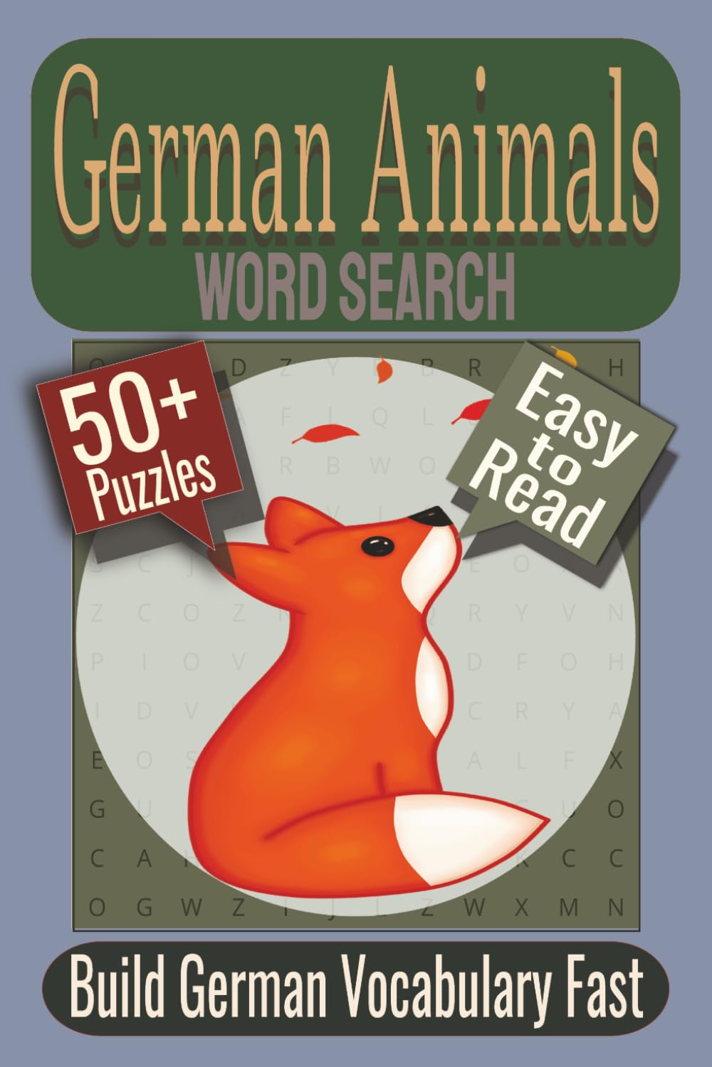 German Animals Word Search Puzzle Book: Puzzles featuring German Animal Words, Birds, Sea Creatures