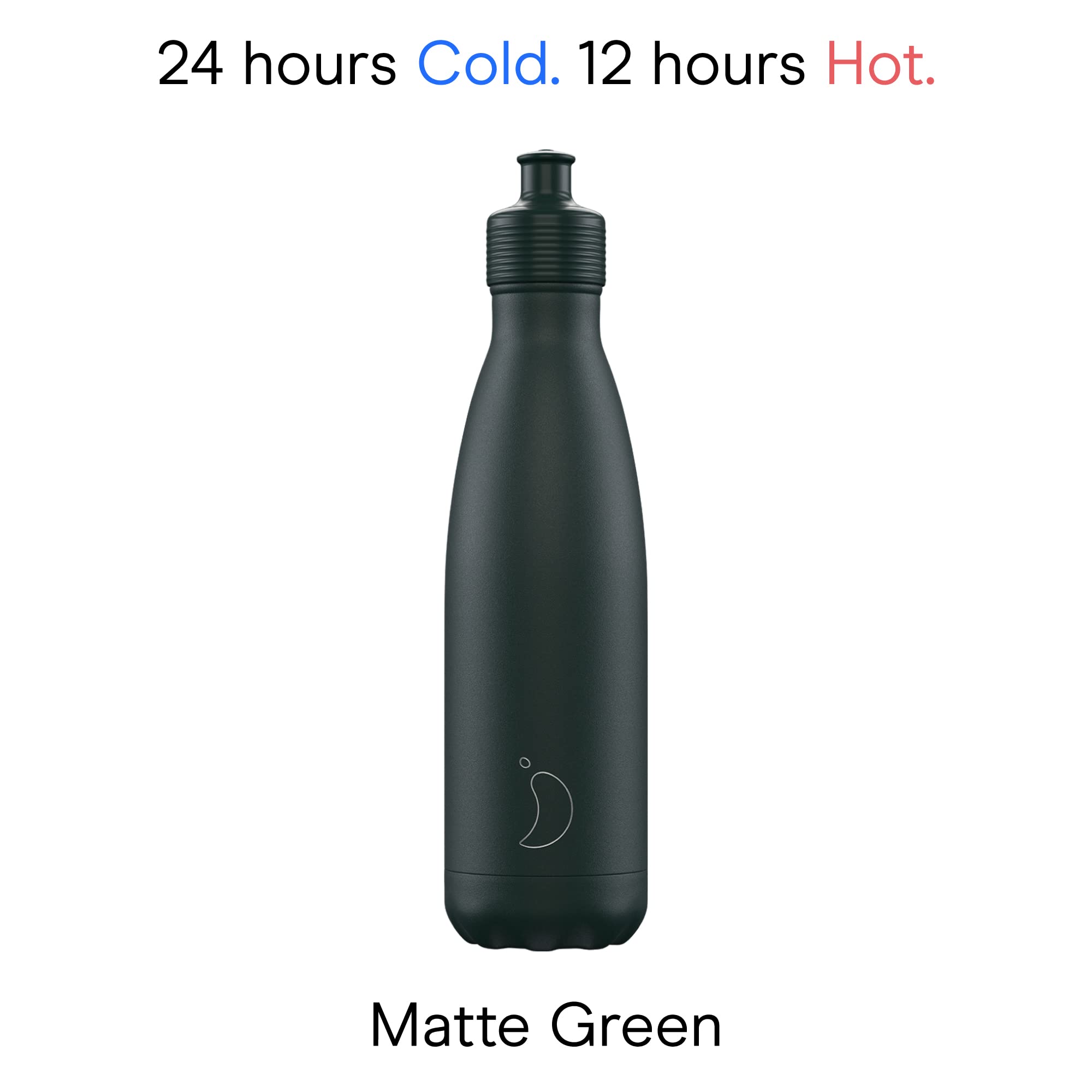 Chilly's Original Sports Bottles, BPA-Free Stainless Steel Reusable Water Bottle, Keeps Cold, Double Walled, Vacuum Insulated - Image 3