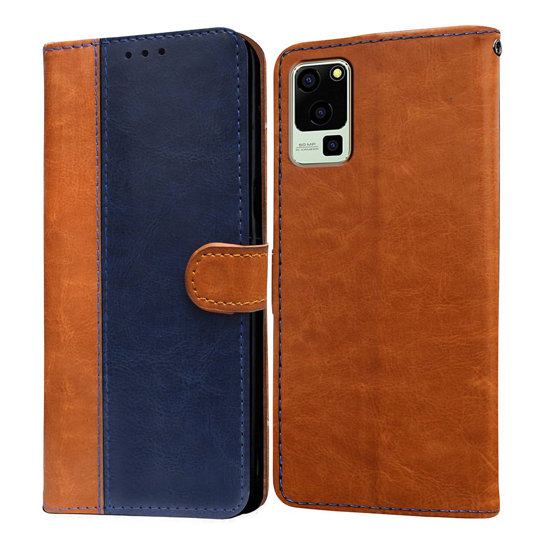 Lava Blaze 5G Flip Cover - Premium Leather -10 Lava Blaze 5G Flip Cover - Premium Leather -10